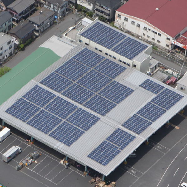 さいたま春日部市場302Kw太陽光発電設置工事